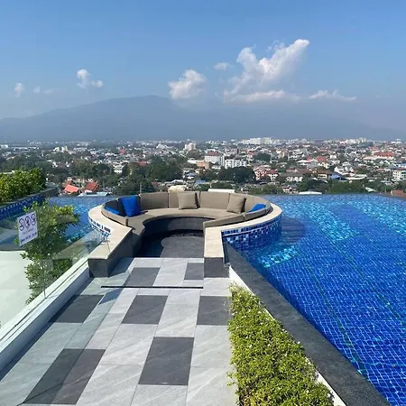 New & Cozy 2 Bedroom @ The Astra Sky River Chiang Mai Exterior photo